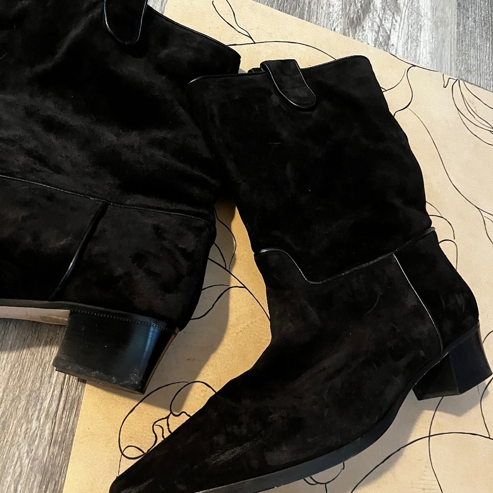 Doen Demi Riviera boots in black suede - 41 - Picture 7 of 10